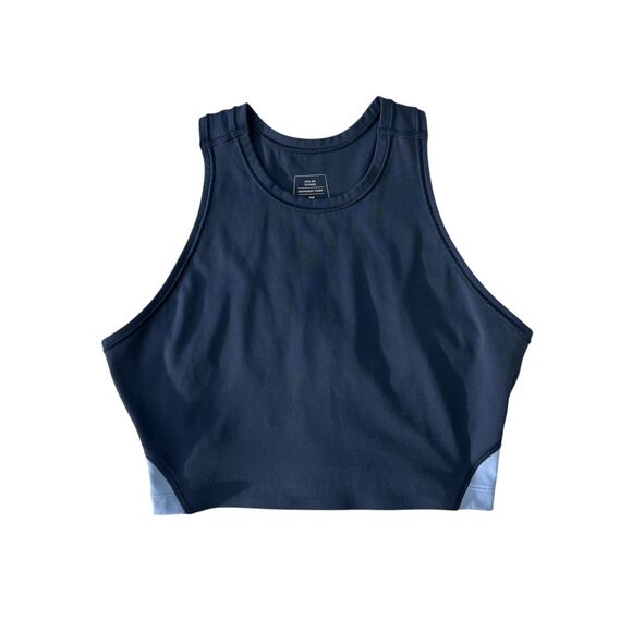 On Cloud Movement Crop Athletic Top Racerback in Blue Women's Size XS - Picture 1 of 4